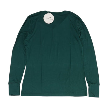 Green Solid Pajama Top