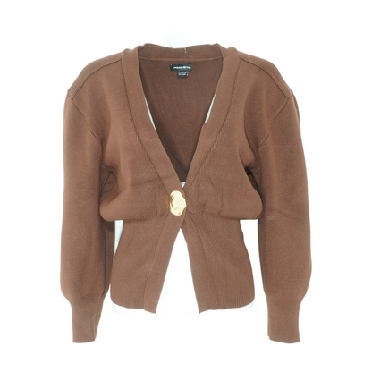 Brown Cardigan Sweater