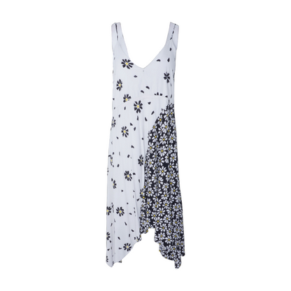 Black Floral Midi Dress