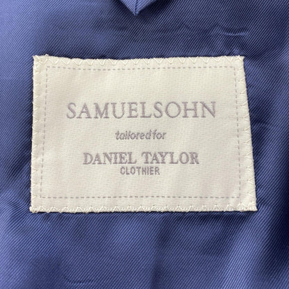 Navy Solid 100% Wool 2pc Suit