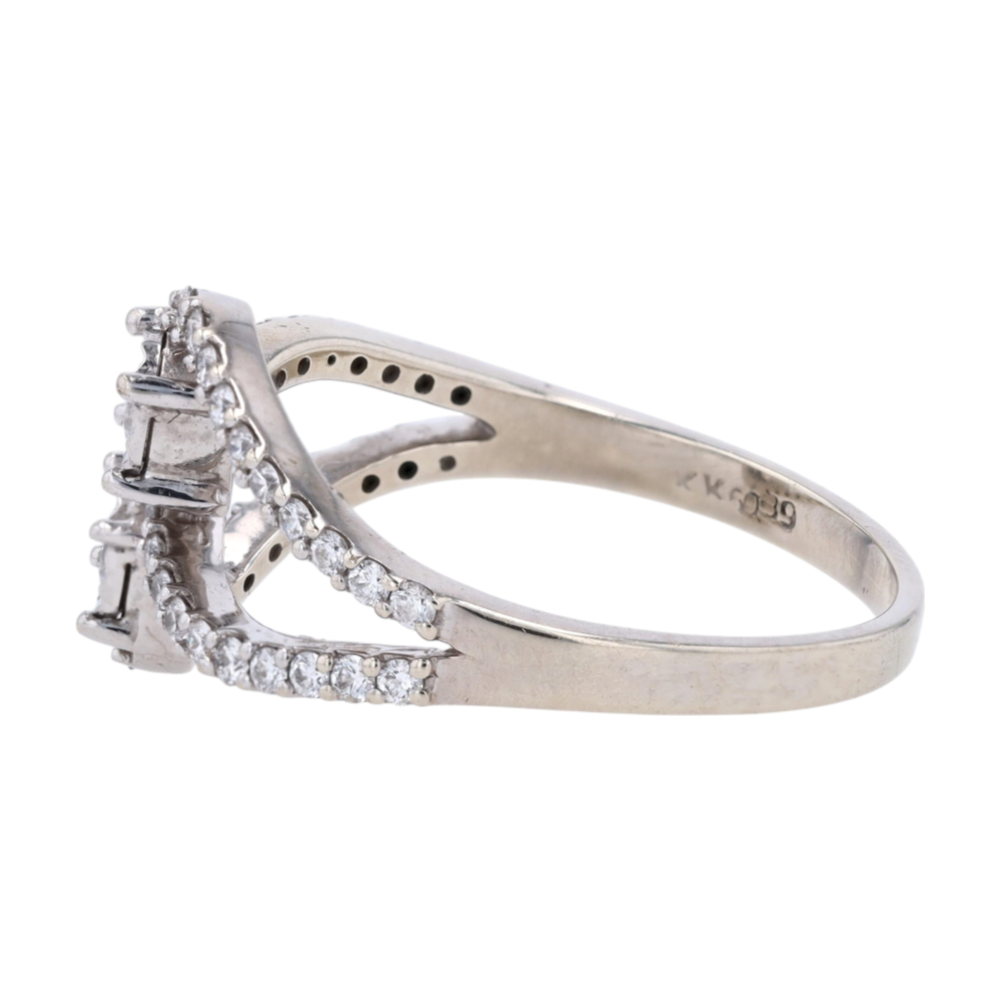 3/4 ctw 14K White Gold Diamond Fashion Ring