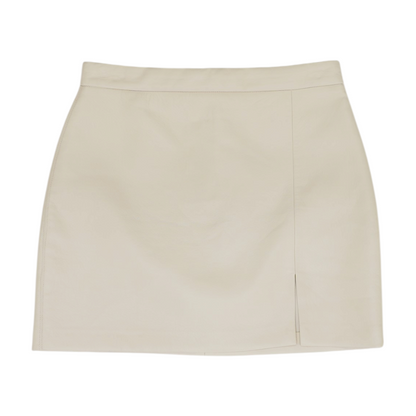 Beige Mini Skirt