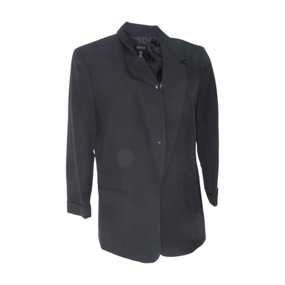 Black Solid Blazer