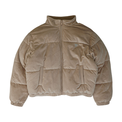 Beige Solid Jacket