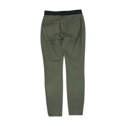 Green Solid Five Pocket Pants