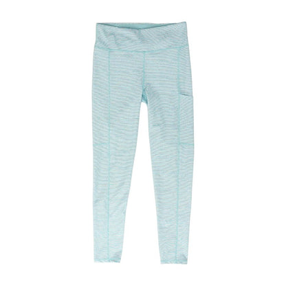 Blue Striped Leggings