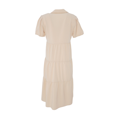 Beige Midi Dress