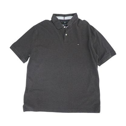 Brown Solid Short Sleeve Polo
