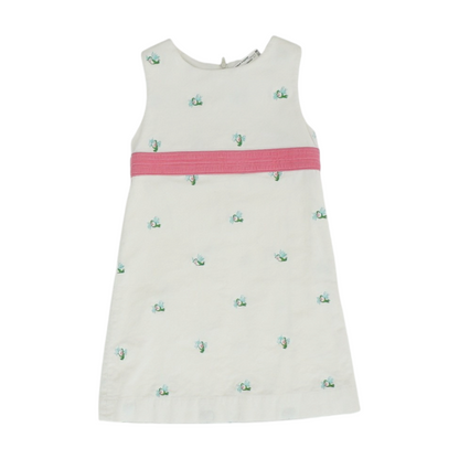 White Print Dress