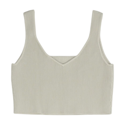 Beige Cropped Blouse