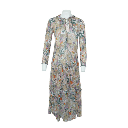 Multi Floral Midi Dress