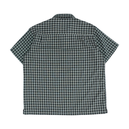 Brown Check Short Sleeve Button Down