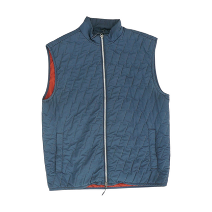 Blue Solid Vest