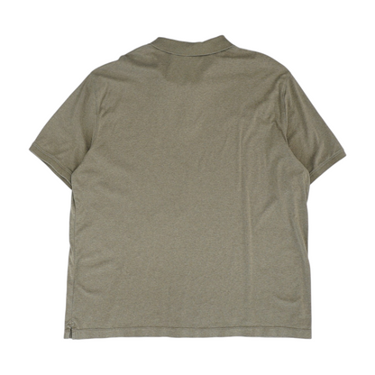 Brown Tall Solid Short Sleeve Polo