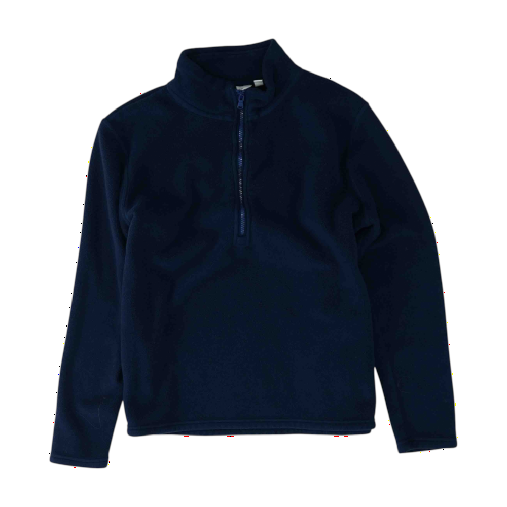 Navy Solid 1/4 Zip Pullover