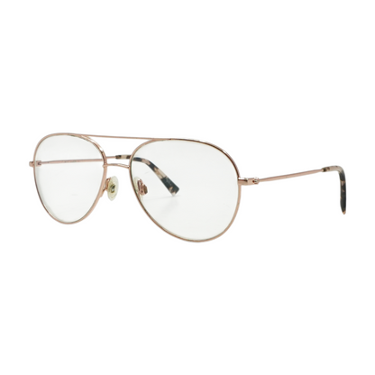 Rose Gold YORK Aviator Prescription Eyewear