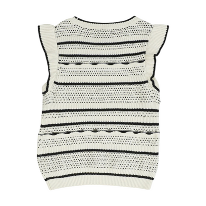 Ivory Striped Blouse