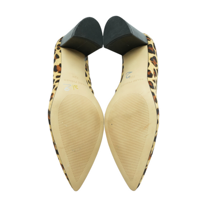 Tan Block Heels