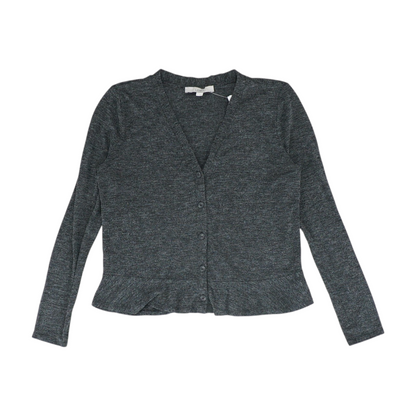 Gray Cardigan Sweater