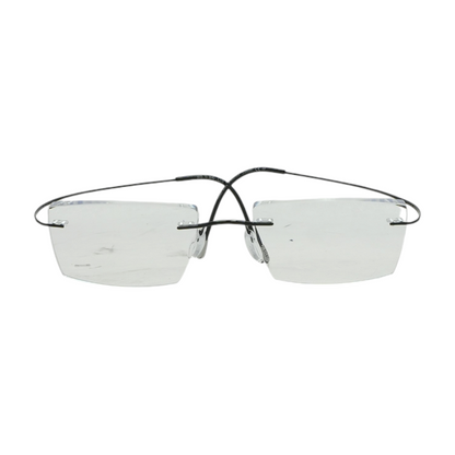 Black 5515 Rectangle Prescription Eyewear
