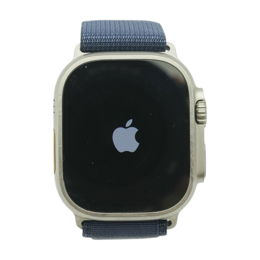 49mm Ultra 2 Titanium Smartwatch Blue Band One Size