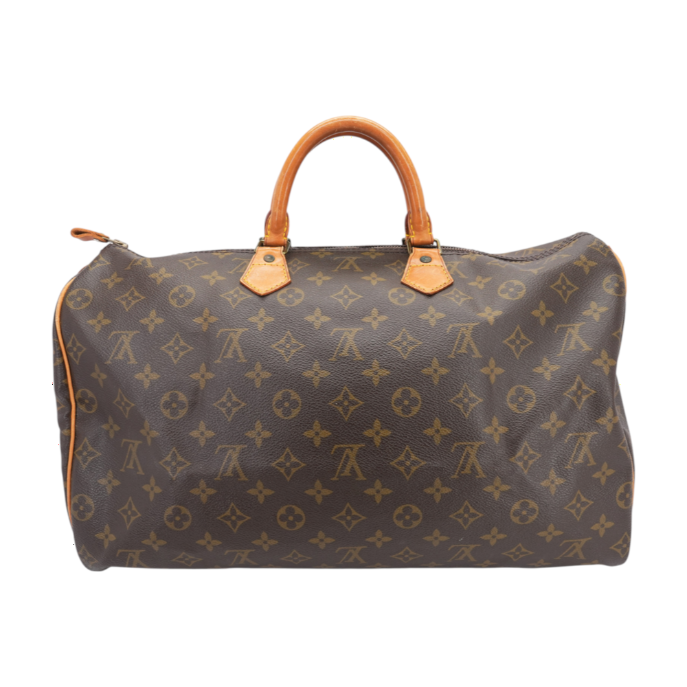 Brown Speedy 40 Handbag