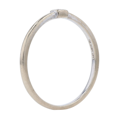 18K White Gold Diamond Band Ring