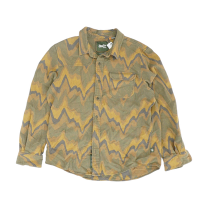 Multi Abstract Flannel Button Down