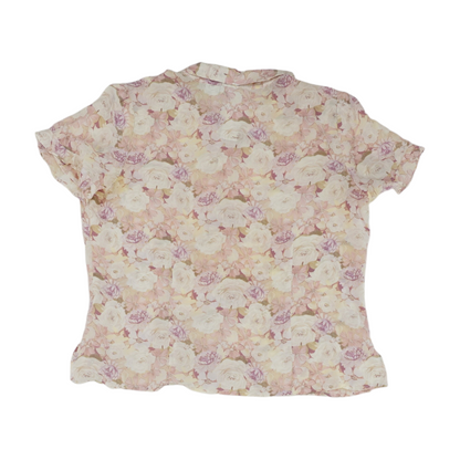 Pink Floral Button Down