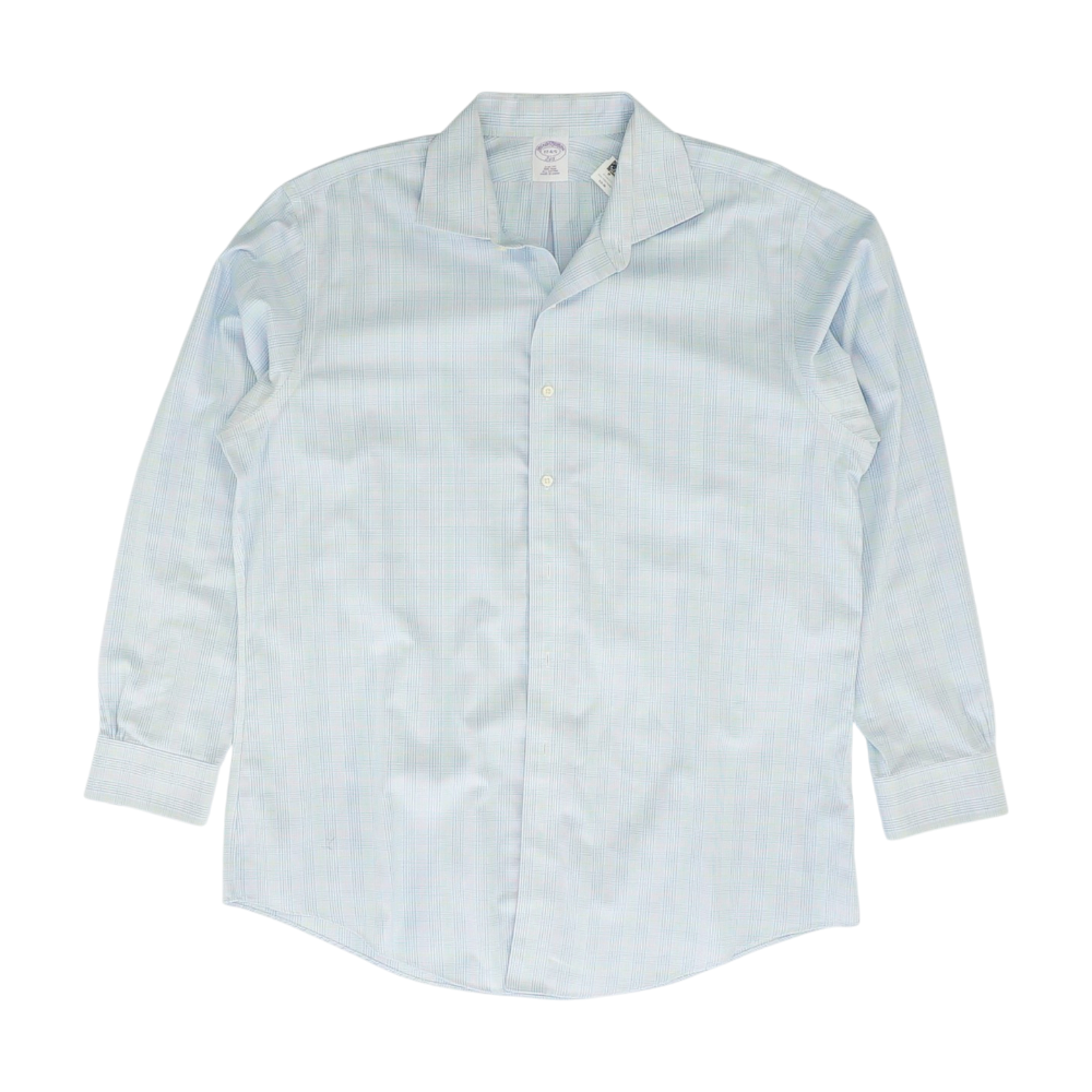 Blue Check Long Sleeve Button Down