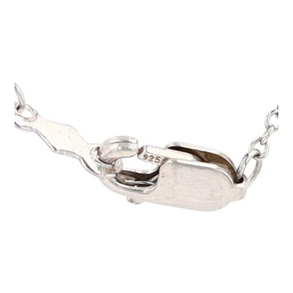 Sterling Silver Sapphire Pendant Necklace