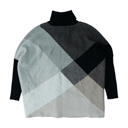 Multi Color Block Pullover Sweater