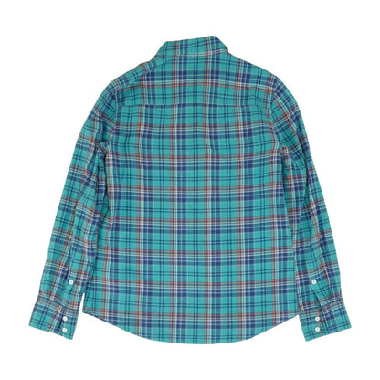 Green Plaid Button Down