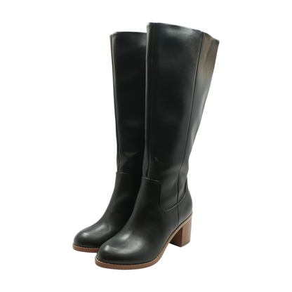 Black Knee-High Boots