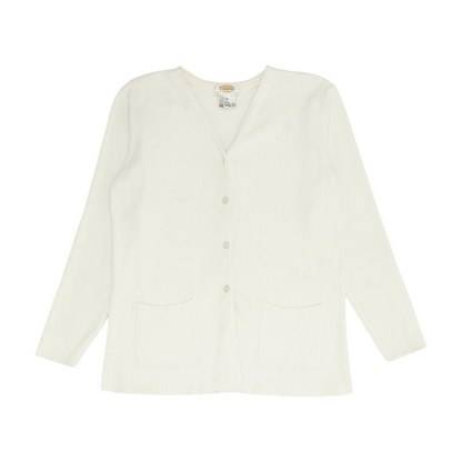 White Cardigan Sweater