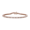 3 5/8 ctw 14K Rose Gold Diamond Tennis Bracelet