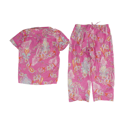 Pink Paisley Pajama Set