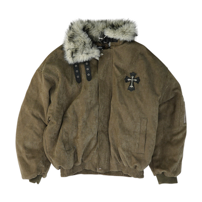 Brown Solid Jacket