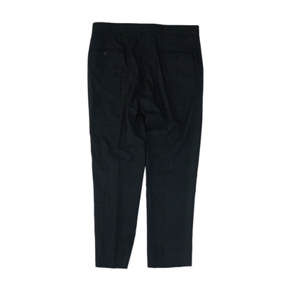 Black Solid Dress Pants