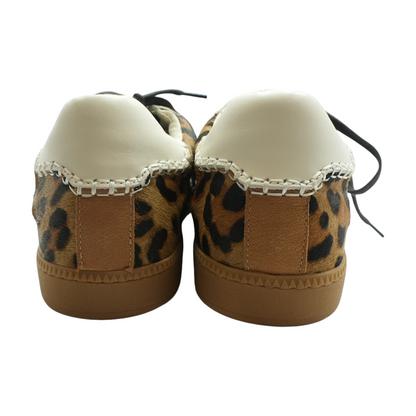 Notice Stitch Genuine Calf Hair Sneaker Athletic Shoes