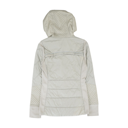 Beige Solid Active Jacket