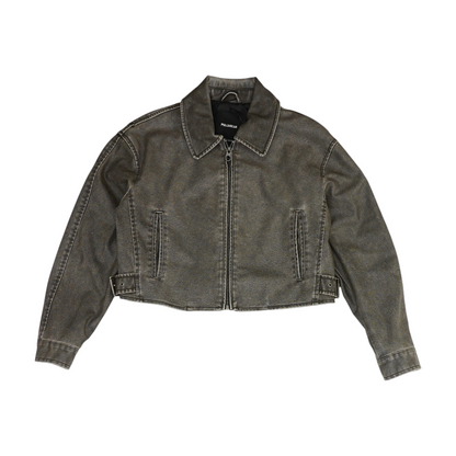 Gray Solid Jacket