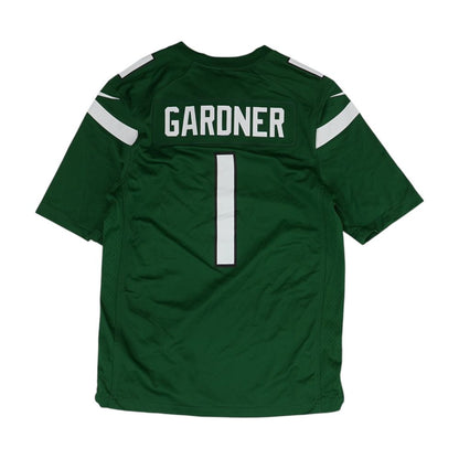 Green Sauce Gardner New York Jets Solid Short Sleeve Jersey