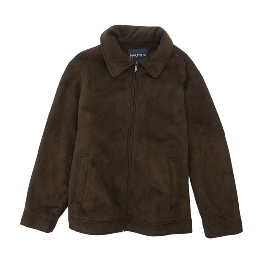 Brown Solid Jacket
