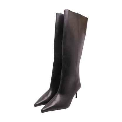 Black Knee-High Boots