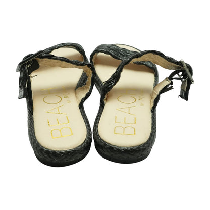 Black Flat Sandals