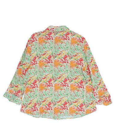 Multi Petite Floral Button Down