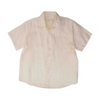 Pink Solid Short Sleeve Button Down