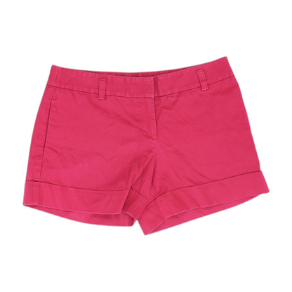 Magenta Solid Chino Shorts