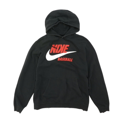 Black Solid Hoodie Pullover